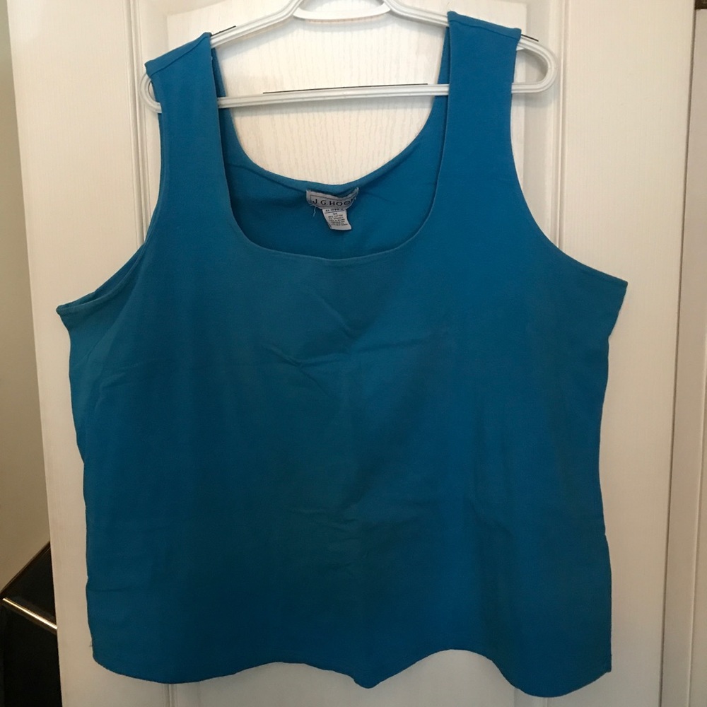 Women's J.G. Hook Aqua Tank Top Size 3x